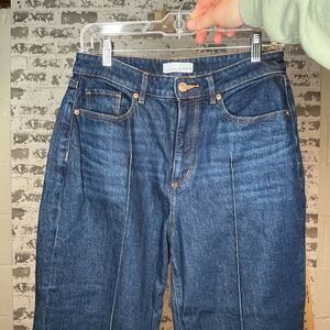 Loft | women dark wash denim straight leg